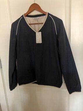 NWT Women’s Size Medium Callaway Golf Navy V-Neck Pullover